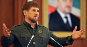 Create meme: Nemtsov, kadyrov, the head of the Chechen Republic