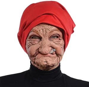 Create meme: mask Granny, granny's latex mask, Grandma's mask is realistic