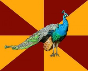 Создать мем: peacock