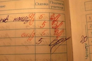 Create meme: comment, the nonsense of school diaries, uporotyh in school diaries