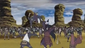 Create meme: Madara and the shinobi Alliance, the shinobi Alliance running, Madara vs Alliance shinobi sifco