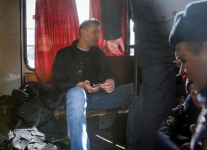 Create meme: Alexei Navalny, detained, SPENT