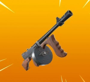 Create meme: gun, weapons fortnight PNG, Tommy gun fortnight