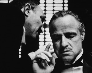 Create meme: mafia, don carleone, Marlon Brando