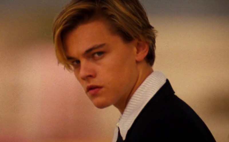 Create meme: Leonardo DiCaprio as a young Romeo, Leonardo DiCaprio The young Romeo, Leonardo DiCaprio Romeo