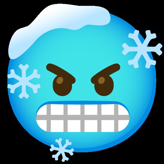 Create meme: emoji freezing, emoji angry, emoticons android