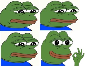 Создать мем: шаблоны для мемов, жаба с мемов, грустная лягушка пепе