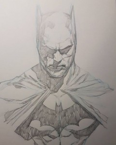 Create meme: Batman art pencil drawing, batman sketch, Batman sketch