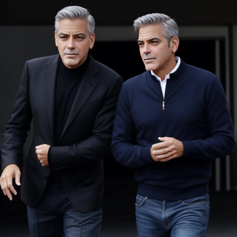 Create meme: George Clooney , hollywood actors, Clooney 
