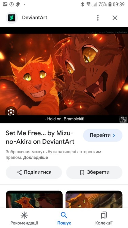 Create meme: warrior cats, firestar, mizu no akira warrior cats