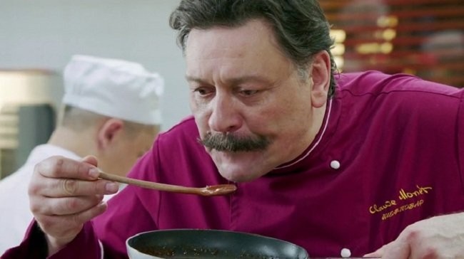 Create meme: heroes of the TV series kitchen, Dmitry Nazarov is a chef, the chef from the TV series kitchen