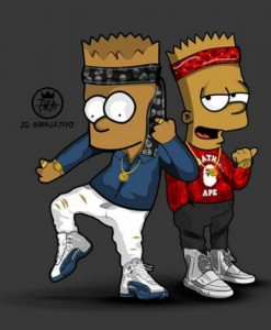 Create meme: The simpsons, Bart Simpson Wallpaper, Bart Simpson hypebeast