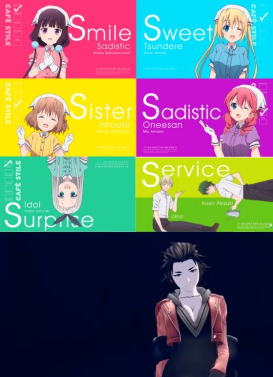Create meme: smile sister sadistic anime, anime anime, Sweet sadistic sister