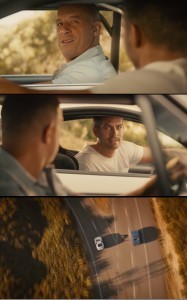 Create meme: fast 7, Paul Walker fast and furious 7, fast and furious 7 ending