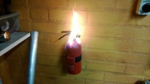 Create meme: a fire extinguisher, flaming fire extinguisher, fire extinguisher for flaming fart