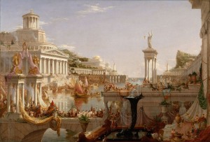 Create meme: Thomas Cole the way of the Empire