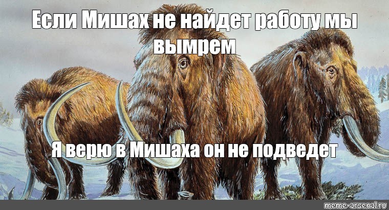 Заскамил мамонта это