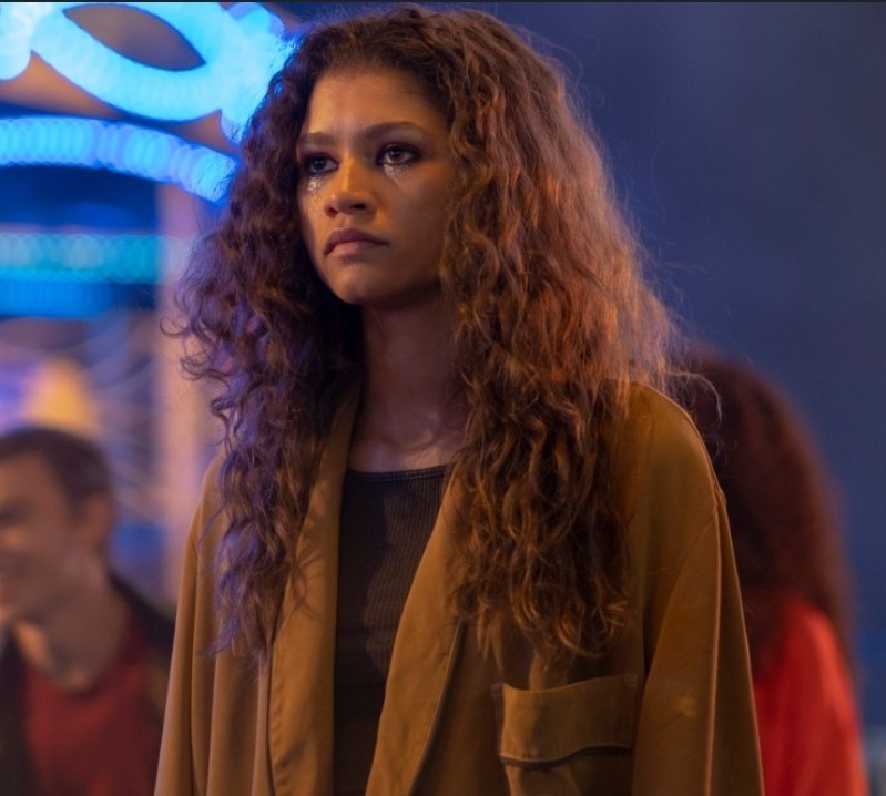 Create meme: zendaya euphoria, Zendaya is euphoric, the series euphoria