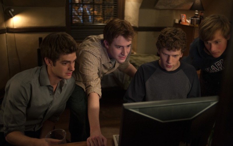 Создать мем: джесси айзенберг the social network, jesse eisenberg, эндрю гарфилд