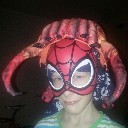 Create meme: people , photos in the apartment, Spider-man mask