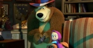 Создать мем: новые серии маша и медведь, маша и медведь первая встреча 1, маша и медведь фильм мультик