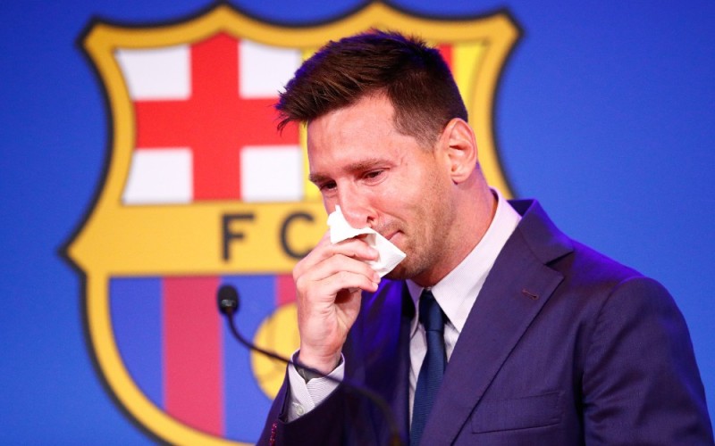 Create meme: Lionel Messi , Lionel Messi crying, messi psg