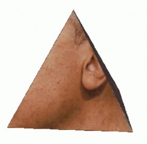 Create meme: triangle