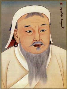 Create meme: portrait of Genghis Khan, the Tartar Mongols, Mongolian