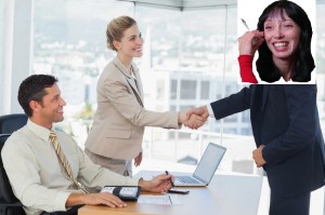 Create meme: girl, business communication, business meeting