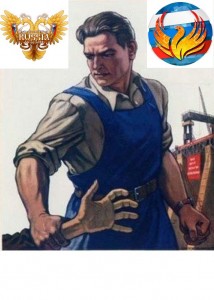 Create meme: posters of the USSR, vigilance poster, vigilance is our weapon poster