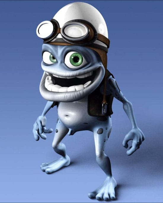 Создать мем: лягушонок крейзи, crazy frog 2002, crazy frog