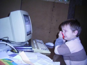 Create meme: childhood, computers, the computer