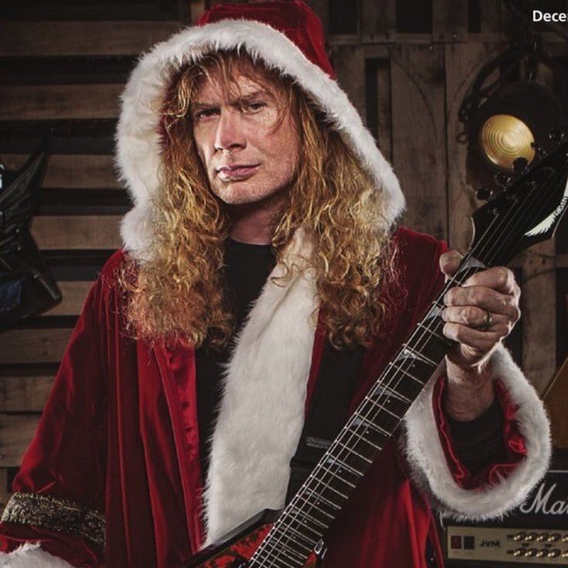 Create meme: Dave Mustaine , New Year's mustaine, Natalia 