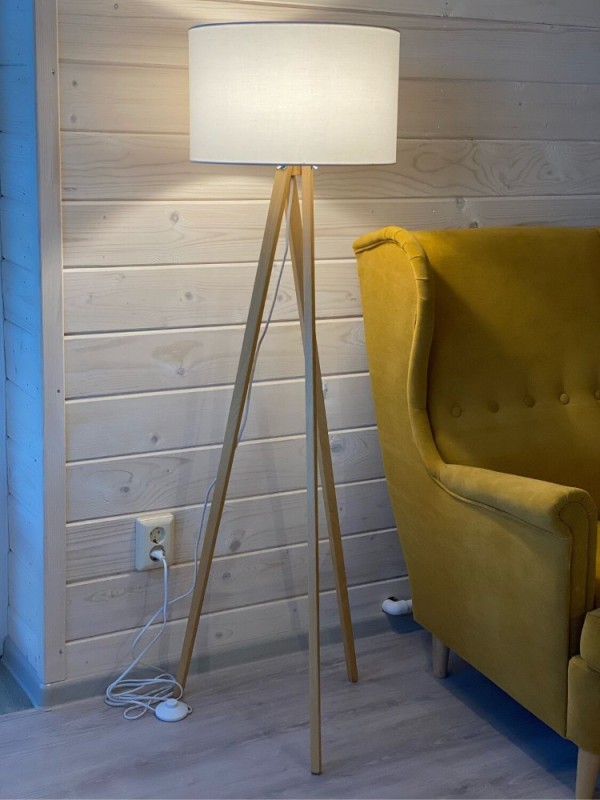 Create meme: floor lamp, yellow floor lamp, floor lamp on a wooden tripod