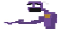 Create meme: purple guy fnaf, purple gay pixel