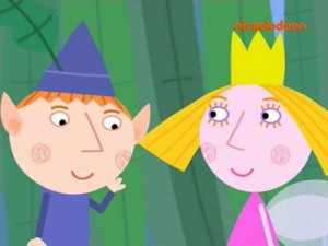 Создать мем: маленькое королевство бена и холли, ben and holly s little kingdom, бен и холли