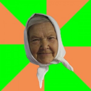 Create meme: A typical grandmother