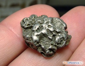 Create meme: palladium in meteorites, nuggets platinum chip, silver native pictures