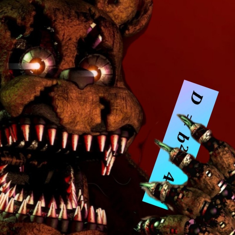 Create meme: fnaf screamers 4, animatronics fnaf 4, nightmarish fnaf