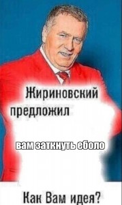 Создать мем: владимир жириновский, владимир жириновский предложил мем шаблон, жириновский предложил