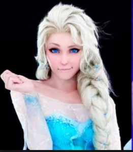 Create meme: Queen Elsa of arendelle, cold heart, cosplay expectation and reality