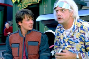 Create meme: back to the future, Marty McFly and Doc brown, back to the future 2