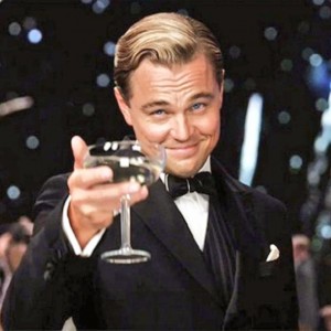 Create meme: Gatsby glass, meme the great Gatsby, Leonardo DiCaprio the great Gatsby