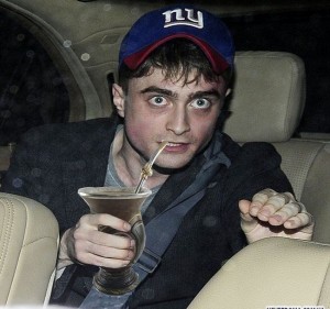 Create meme: Daniel Radcliffe meme, Daniel Radcliffe stoned, Daniel Radcliffe