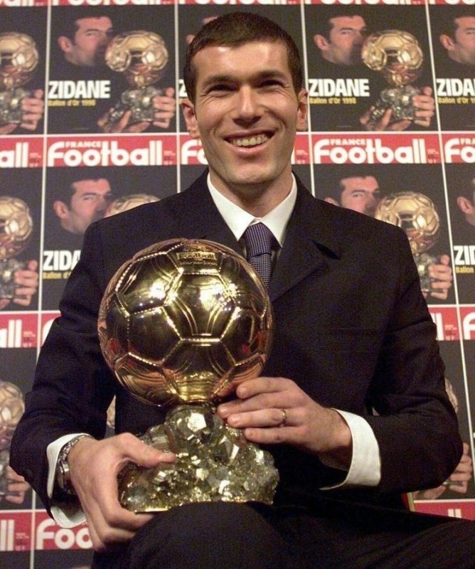Create meme: owners of Golden ball, zinedine zidane golden ball 1998, Zinedine Zidane 