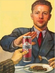 Создать мем: нет я с горла плакат, плакат нет алкоголю, советский плакат не пью