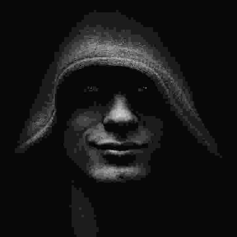 Create meme: in a hood without face, the hooded man without a face, the man in the hood
