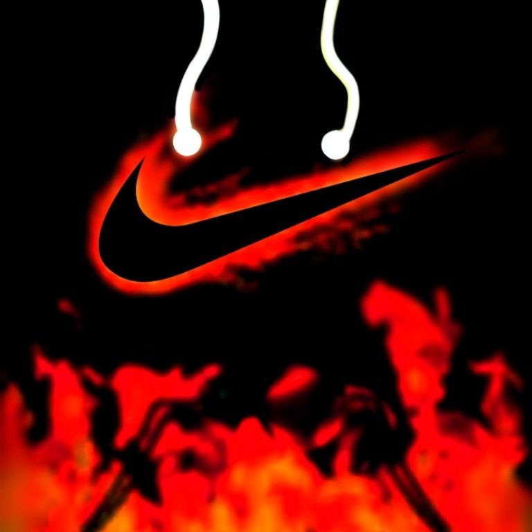 Создать мем: nike для роблокс, найк на черном фоне, логотип найк на черном фоне