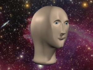 Create meme: surreal, 3 d model, human head