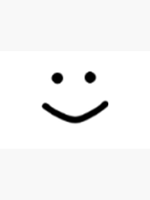 Create meme: roblox face, the smile from roblox is standard, a smile from roblox